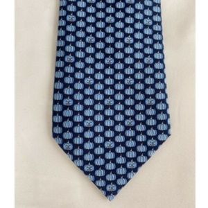 Hermes Tie Silk France Blue